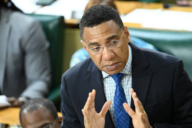 Prime Minister Dr Andrew Holness. - File photo.