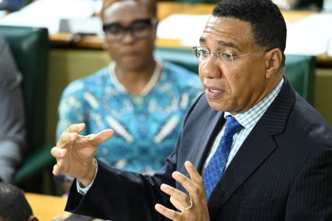 Prime Minister Dr Andrew Holness. - File photo.
