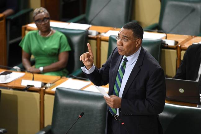 Prime Minister Dr Andrew Holness. - File photo.