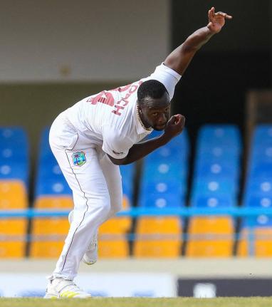 Kemar Roach in action
