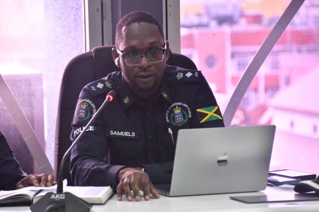 Commanding Officer for St James, Senior Superintendent of Police Eron Samuels. 