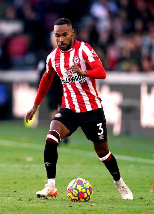 
Mint Reggae Boy Rico Henry in action at Brentford.