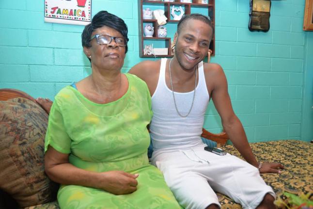 In this May 2016 file photo, Mama Christie, mother of legendary dancehall deejay, Shabba Ranks, shares lens with Dexta Daps, who paid tribute to her in the song ‘Shabba Madda Pot’.