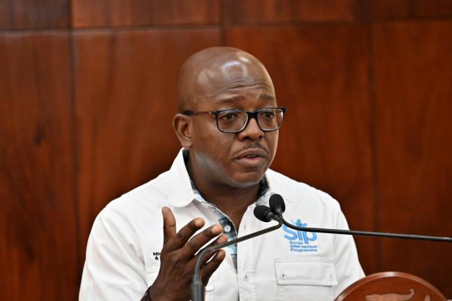 Pearnel Charles Jr, minister of labour and social security.