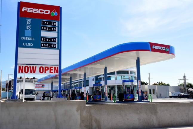 A Fesco gas station at Beechwood Avenue, Kingston.