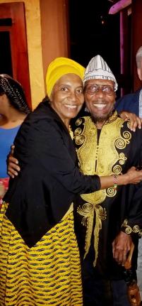 Jimmy Cliff and Barbara Blake-Hannah.