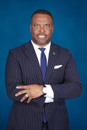 Mark Brantley, premier of Nevis.