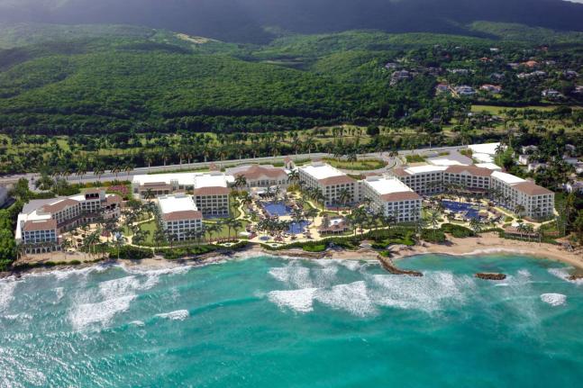 The Hyatt Ziva and Hyatt Zilara properties at Rose Hall, Montego Bay.