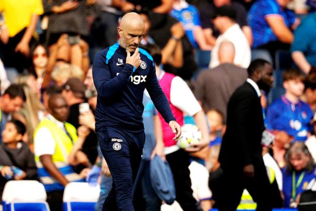 Chelsea’s head coach Enzo Maresca. 