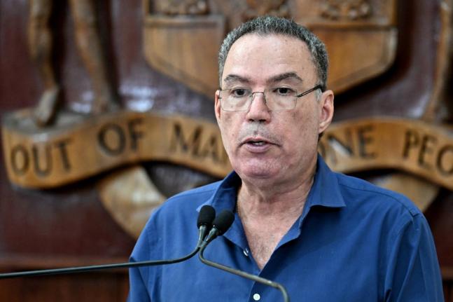 Energy Minister Daryl Vaz.