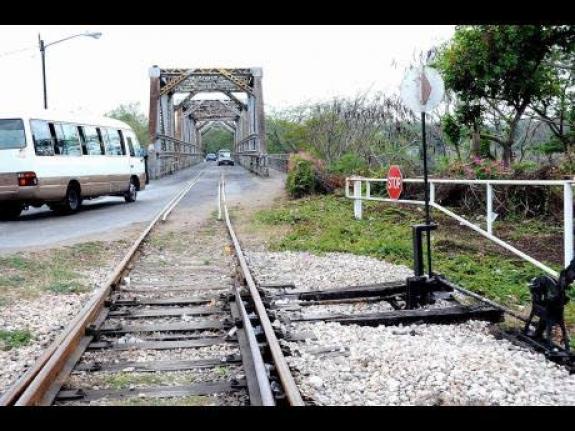 The May Pen Bridge in Clarendon. 