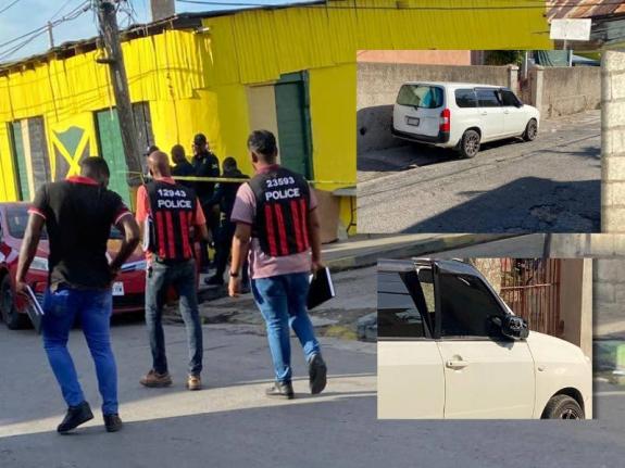 The Toyota Probox motor car involved in an attempted theft in Allman Town, Kingston, which led to the arrest of one man by police on January 13, 2026. 

