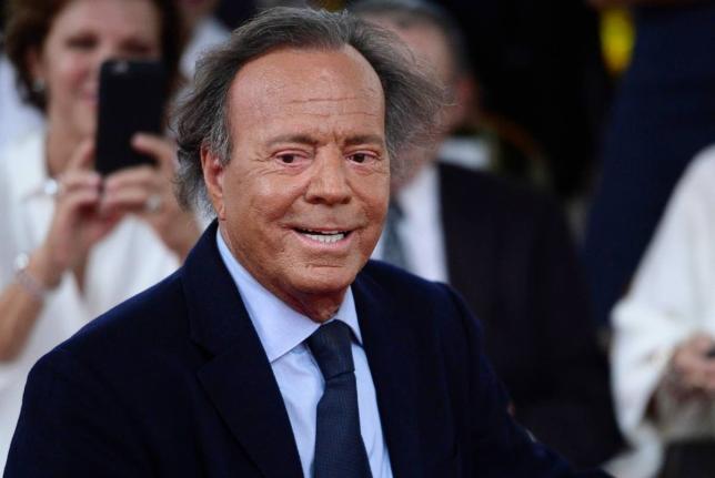Spanish singer Julio Iglesias smiles during his star unveiling ceremony at the Walk of Fame in San Juan, Puerto Rico, Thursday, September 29, 2016. 