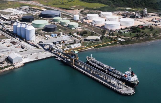 The West Indies Petroleum South Terminal.
