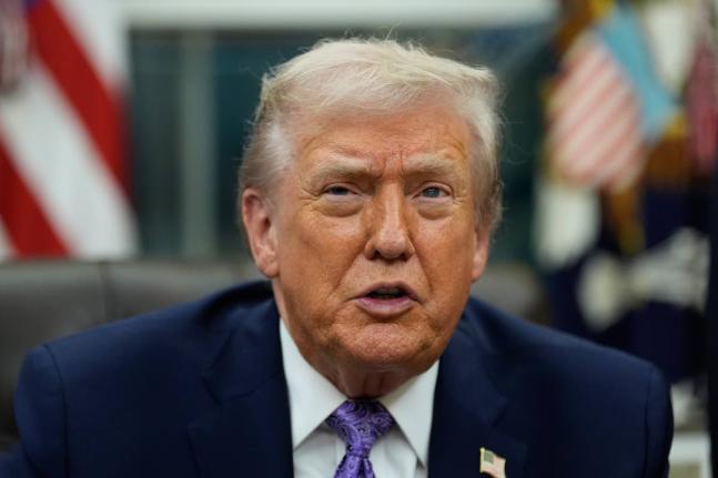 President Donald Trump speaks during a signing ceremony in the Oval Office of the White House, December 11, 2025, in Washington. (AP Photo/Alex Brandon, File)