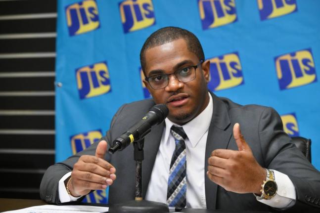 Chief Public Procurement Policy Officer at the Ministry of Finance and the Public Service, Jovell Barrett, speaking at a recent JIS Think Tank about the planned improvements to the Government of Jamaica Electronic Procurement Portal (GoJEP).