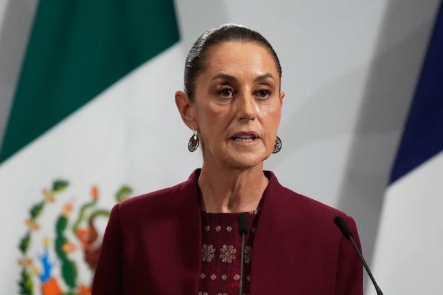 Mexican President Claudia Sheinbaum.
