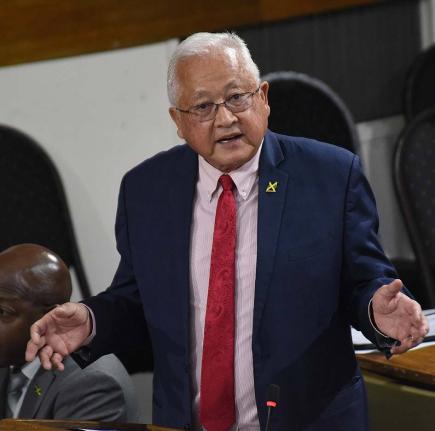 Delroy Chuck, minister of justice. 