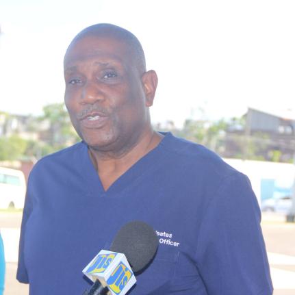 Dr Curtis Yeates, senior medical officer of health at the Cornwall Regional hospital 