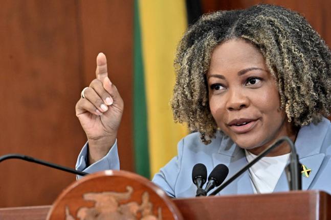 Senator Dr Dana Morris Dixon, minister of education, skills, youth and information.