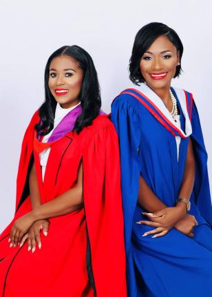 Sara Salmon (left) and Denecia Salmon.