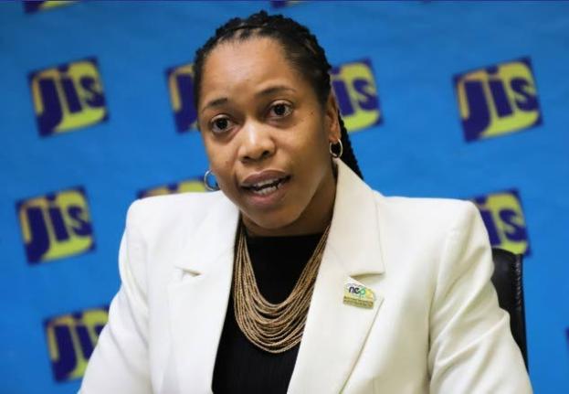 Manager of the Ecosystems Management Branch at the National Environment and Planning Agency (NEPA), Monique Curtis, speaking at a JIS Think Tank.