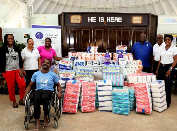 The American Chamber of Commerce, Jamaica (AmCham Jamaica) extended its support to the Mustard Seed Community’s Blessed Assurance home in Montego Bay, St James following severe flooding caused by the passing of Hurricane Melissa. AmCham Jamaica delivered