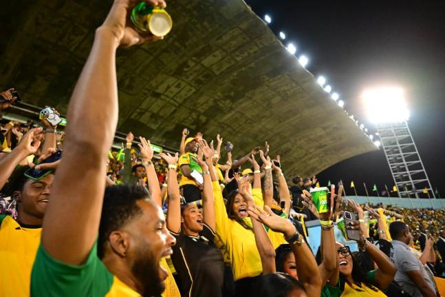 Fans at the National Stadium.