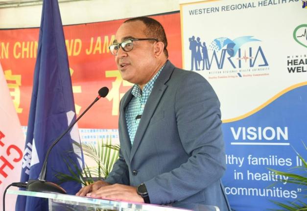 Minister of Health and Wellness, Dr Christopher Tufton.

