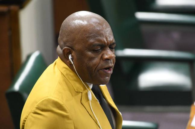 Opposition Spokesman on Housing and Sustainable Living Senator Professor Floyd Morris.