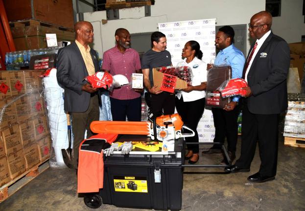 The National Environment and Planning Agency (NEPA) received a donation of hurricane relief items from the International Union for Conservation of Nature (IUCN) Caribbean to support protected-area workers and their families who have been affected by Hurric