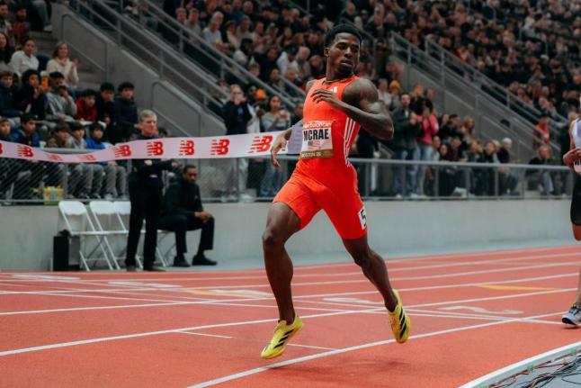 
The United States’ Khaleb McRae. 