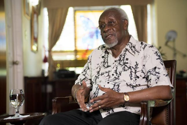 P.J. Patterson, retired former prime minister of Jamaica. 