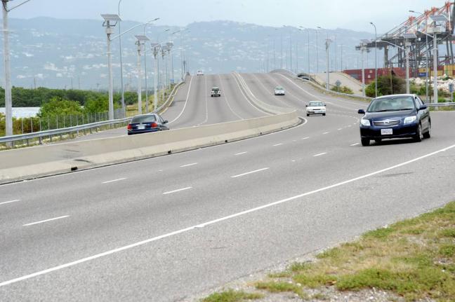 This file photos shows the Portmore leg of Highway 2000.