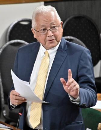 Delroy Chuck, minister of justice and constitutional affairs. 