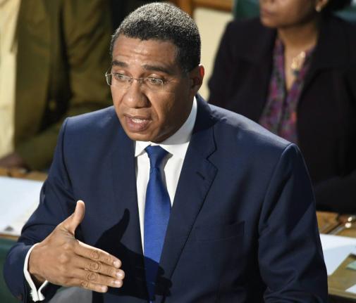 Prime Minister Dr Andrew Holness 