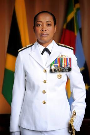 Vice Admiral Antonette Wemyss-Gorman, Chief of Defence Staff of the Jamaica Defence Force.