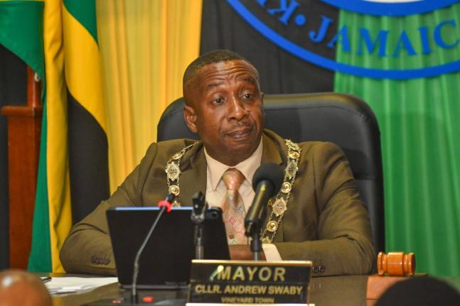 Mayor of Kingston, Andrew Swaby.