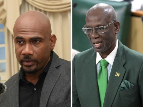 Dr Alfred Dawes and Desmond McKenzie 
