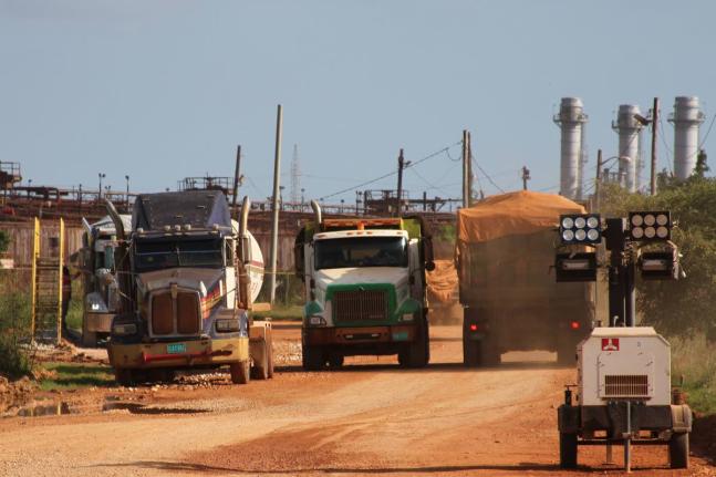 File Photos
Trucks hauling bauxite at Jamalco in Clarendon in 2020.