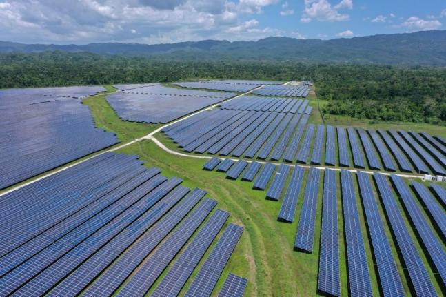 This file photo shows Paradise Park solar farm in Westmoreland.