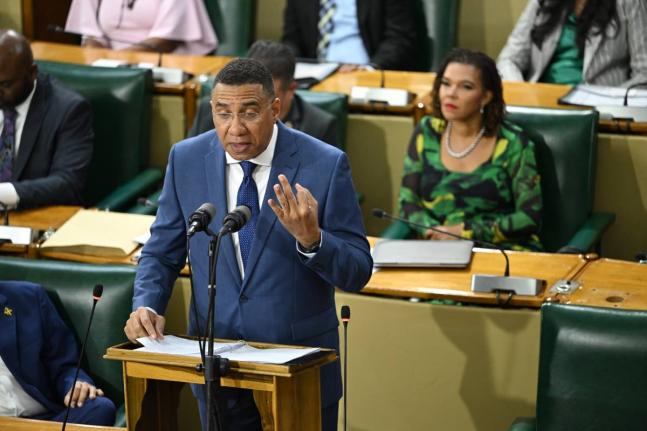 Prime Minister, Dr Andrew Holness, delivers his contribution to the 2026/27 Budget Debate.