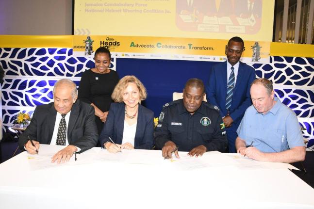 The Jamaica Constabulary Force (JCF), JN Foundation, the Global Safety Partnership and the FIA Foundation signed an agreement in June 2025 for a two-year training programme on enforcement for members of the JCF. Participating in the signing of the agreemen