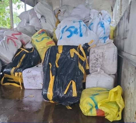 Ganja seized by the Marine Police in Hellshire, St Catherine on March 23, 2206.