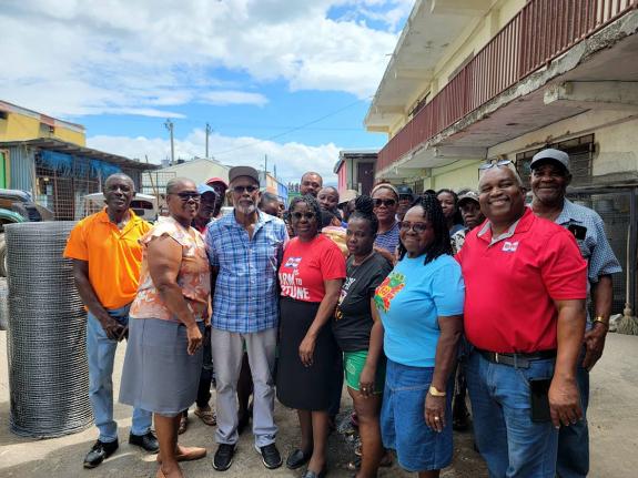 Hi-Pro recently supported 30 poultry farmers in Westmoreland who were impacted by Hurricane Melissa, through a donation of zinc and chicken mesh wire to assist with the rebuilding of their chicken coops at its dealer store, Big M. This initiative forms par