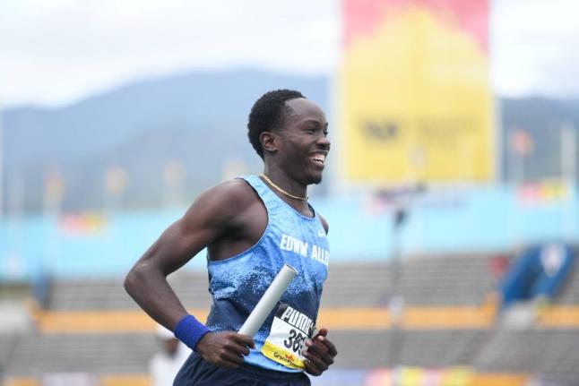 Team Edwin Allen won the boys Class One 4x100m at Champs 2026.