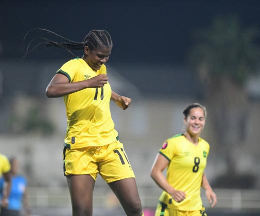 Jamaica’s Khadija Bunny Shaw. 