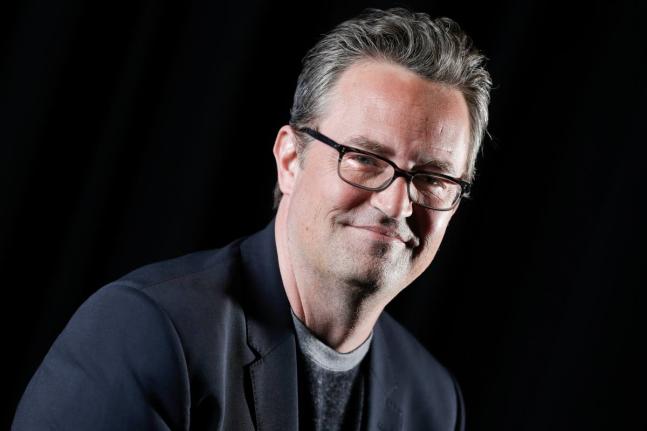 Matthew Perry poses for a portrait in New York on February 17, 2015. (Photo by Brian Ach/Invision/AP, File)
