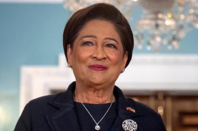 Trinidad and Tobago Prime Minister Kamla Persad-Bissessar.