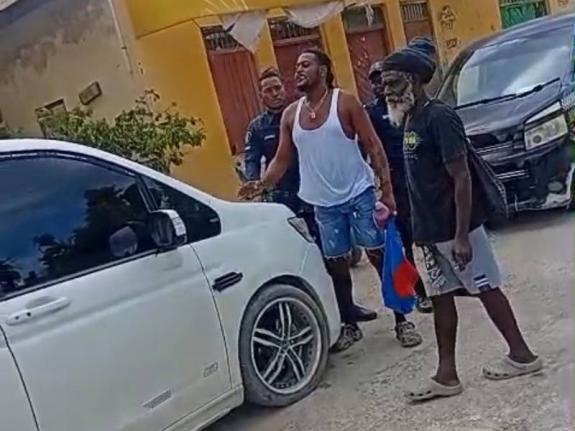 Wazim was involved in a verbal altercation with cops during the protest and the situation escalated.